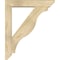 Ekena Millwork Funston Slat Rough Sawn Bracket w/ Offset Brace, Douglas Fir, 6"W x 30"D x 36"H BKT0604X30X36FST06RDF - alternate 3